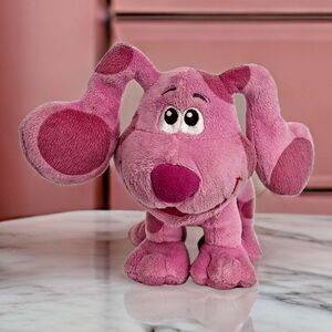 Blues Clues and You Magenta Pink Spotted Plush Dog Stuffed Animal